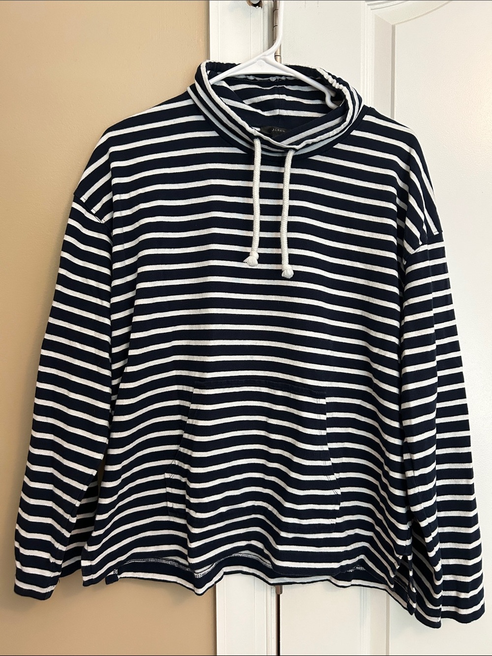 J Crew striped sweatshirt